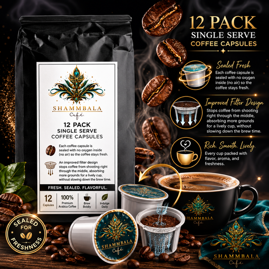 12 Pack Single Serve Coffee Capsules